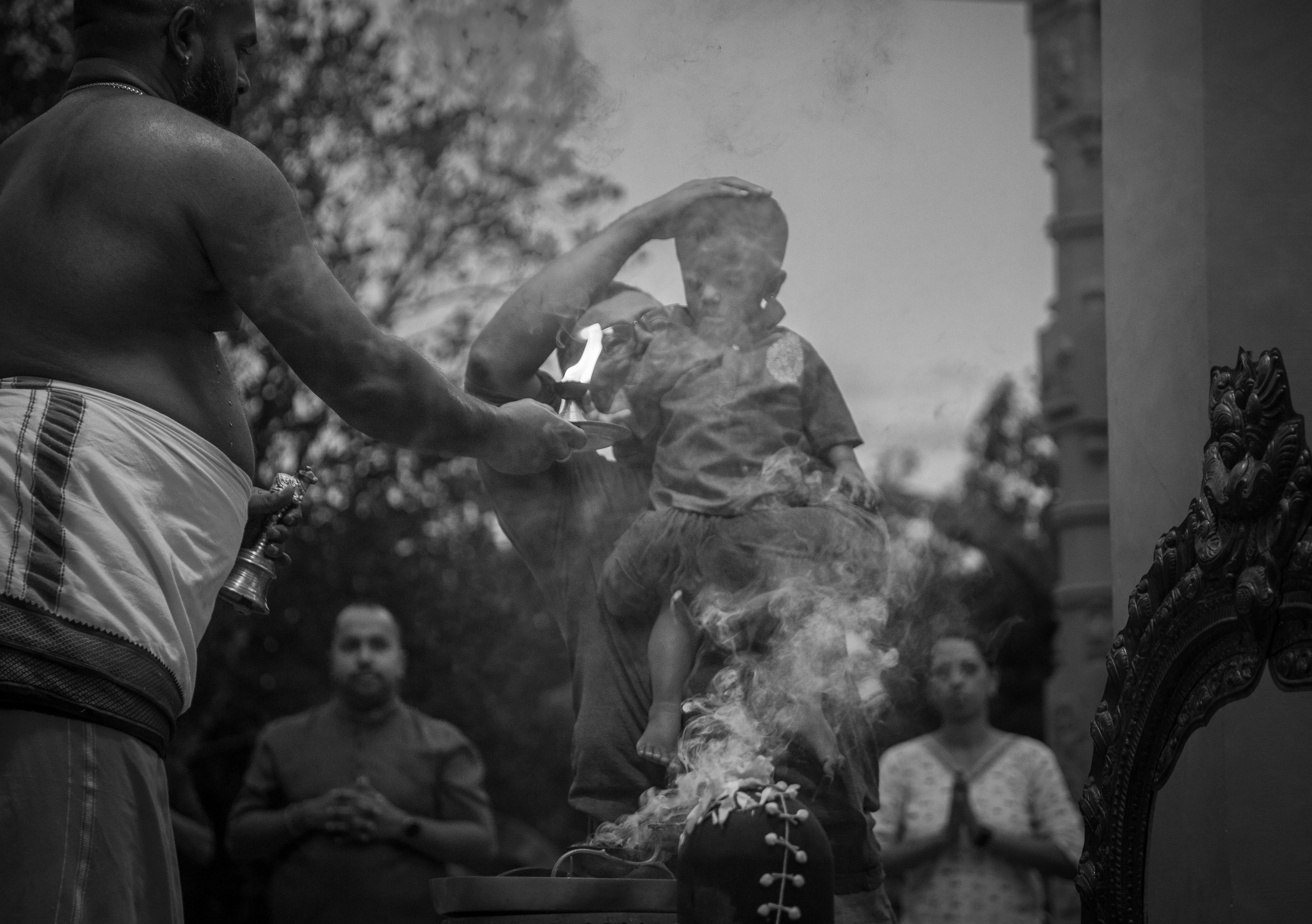 Moments at the temple this weekend