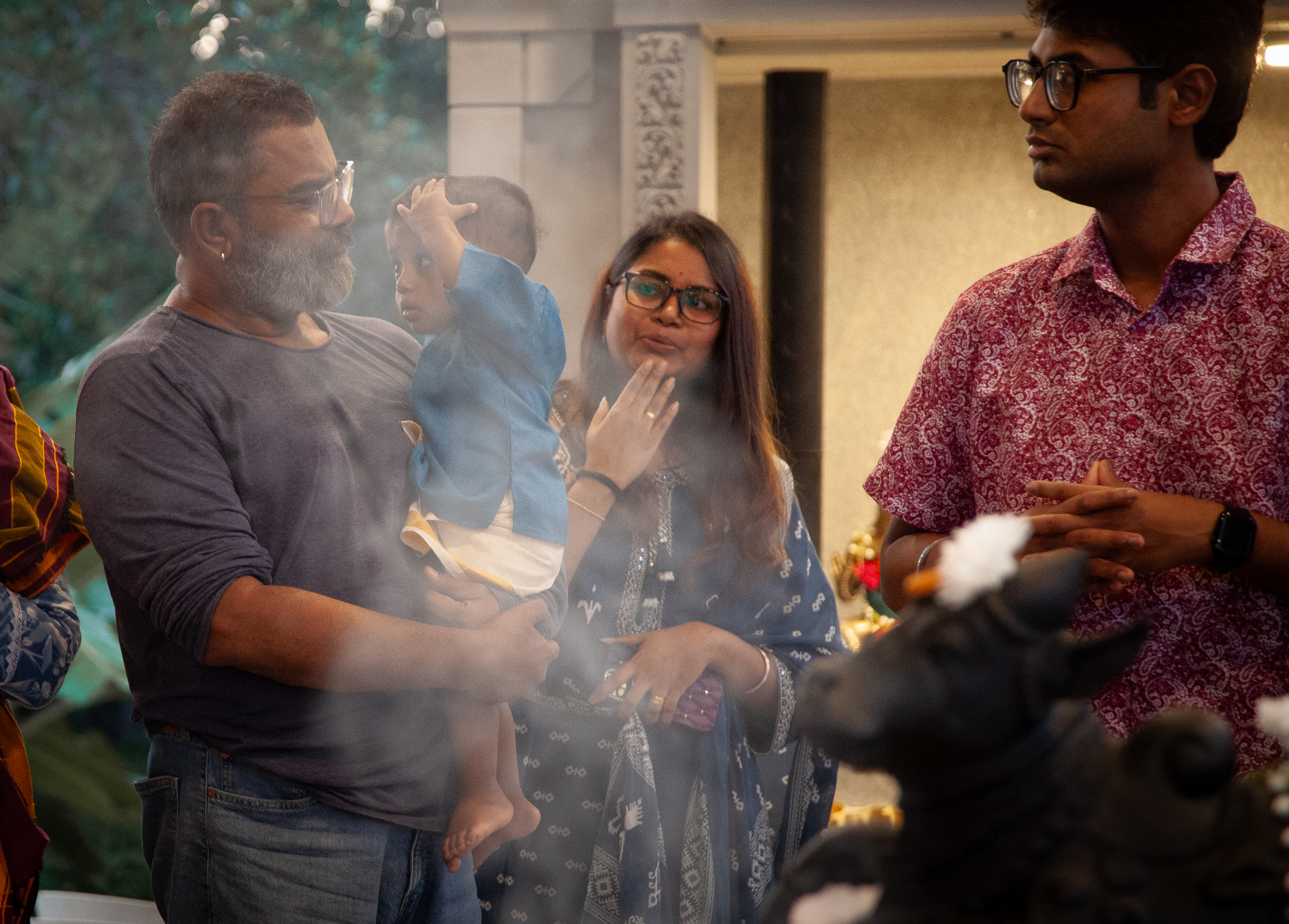 Moments at the temple this weekend