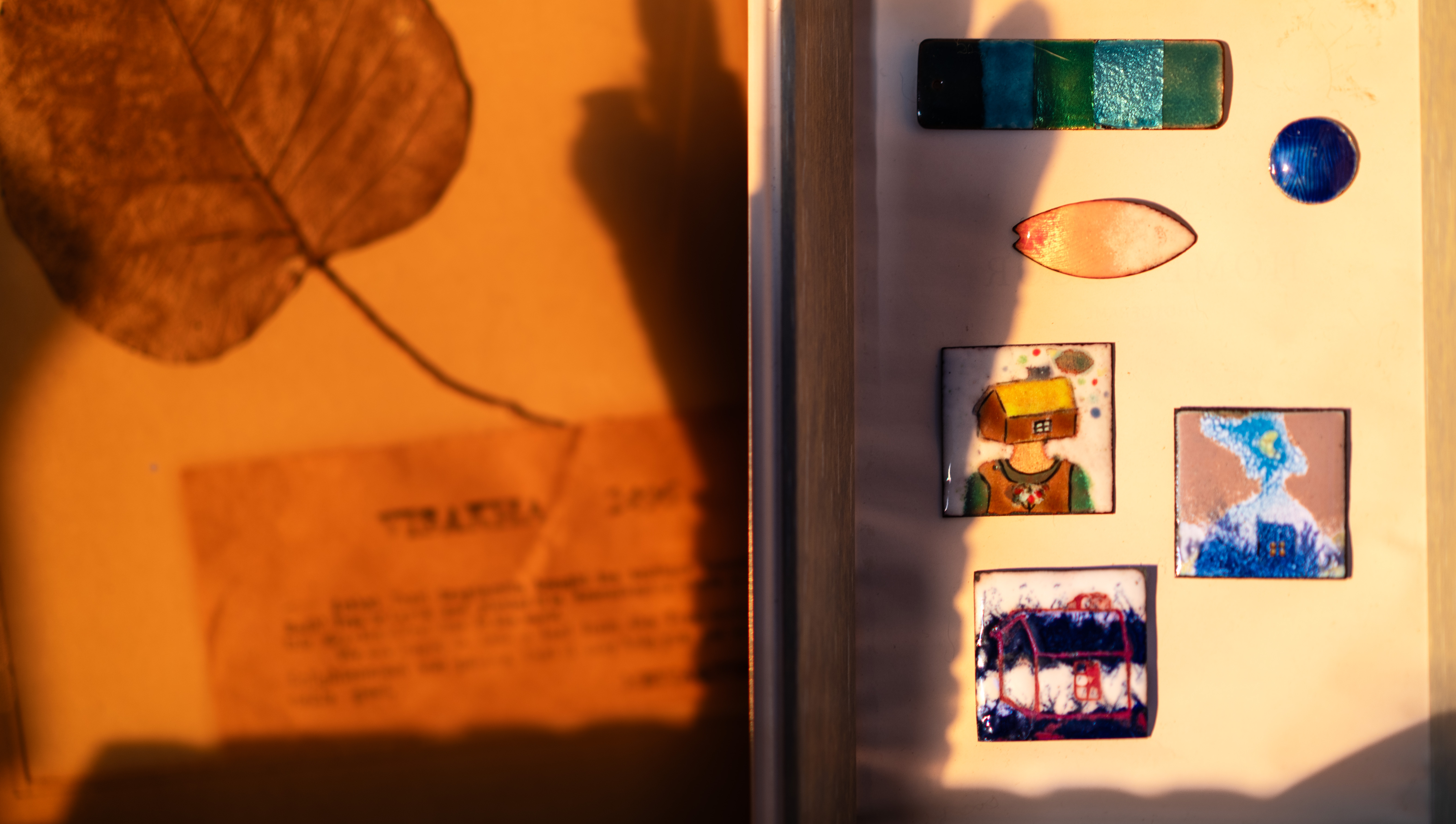 Enamel artwork: Home
