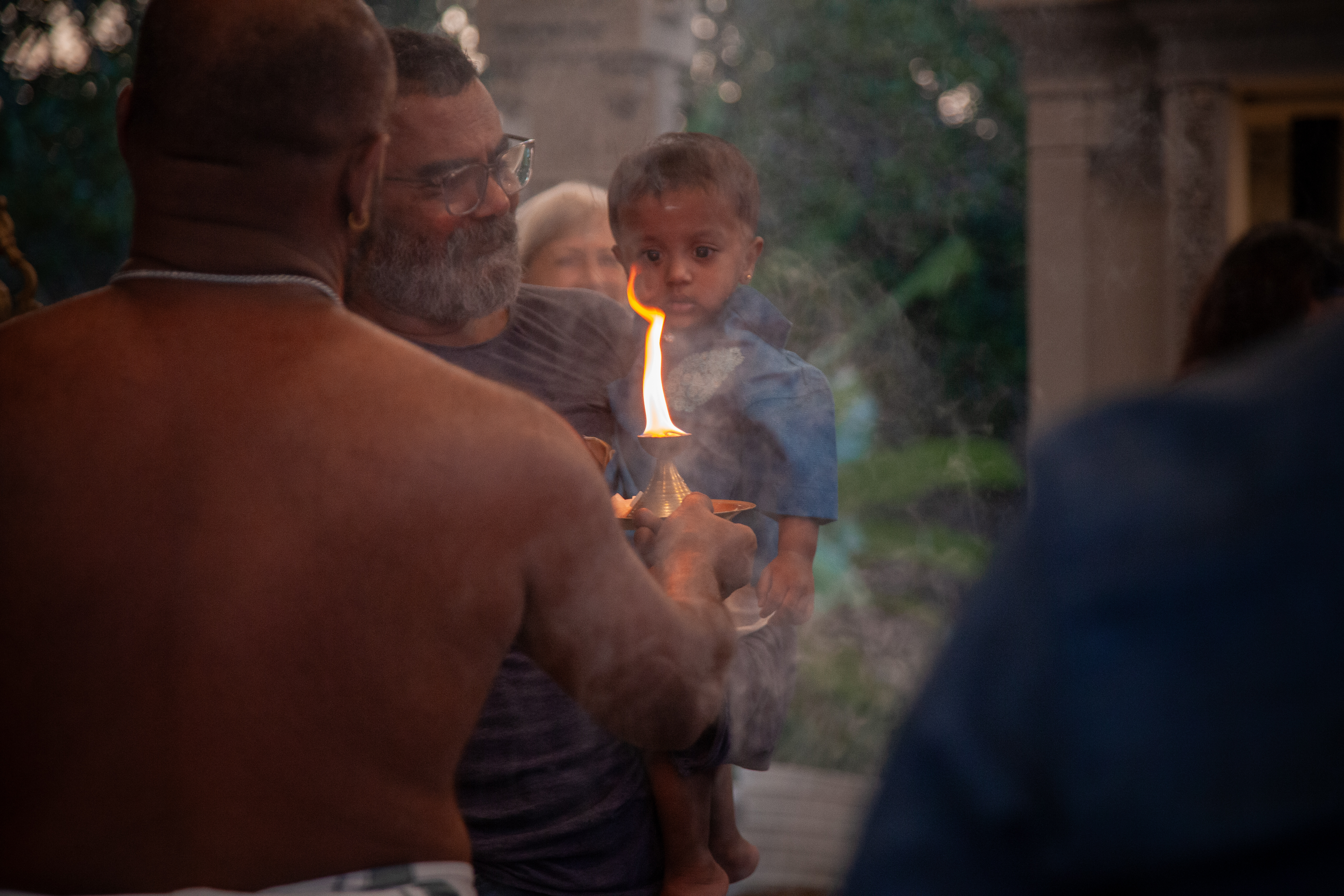 Moments at the temple this weekend