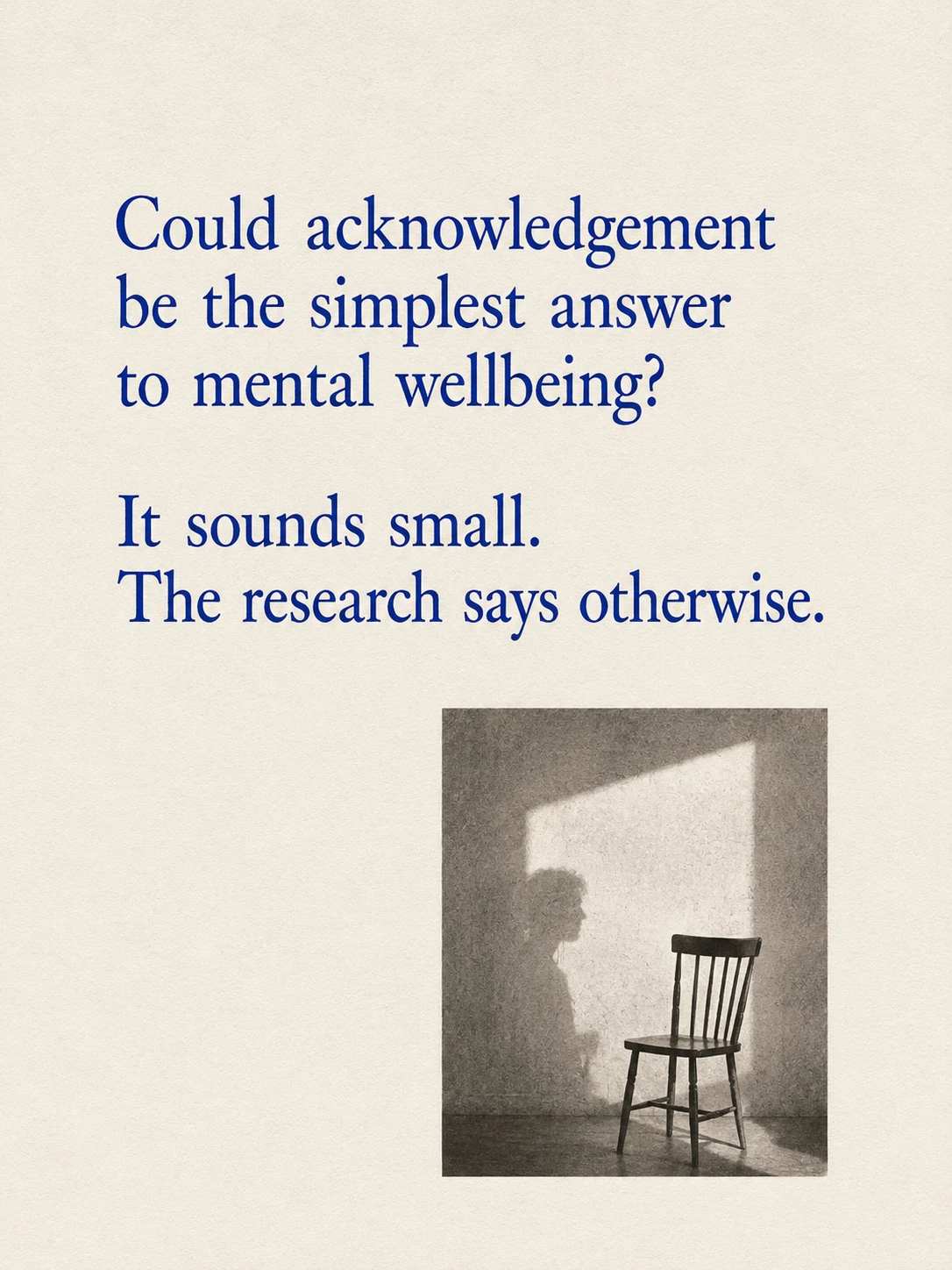 The Power of Acknowledgment