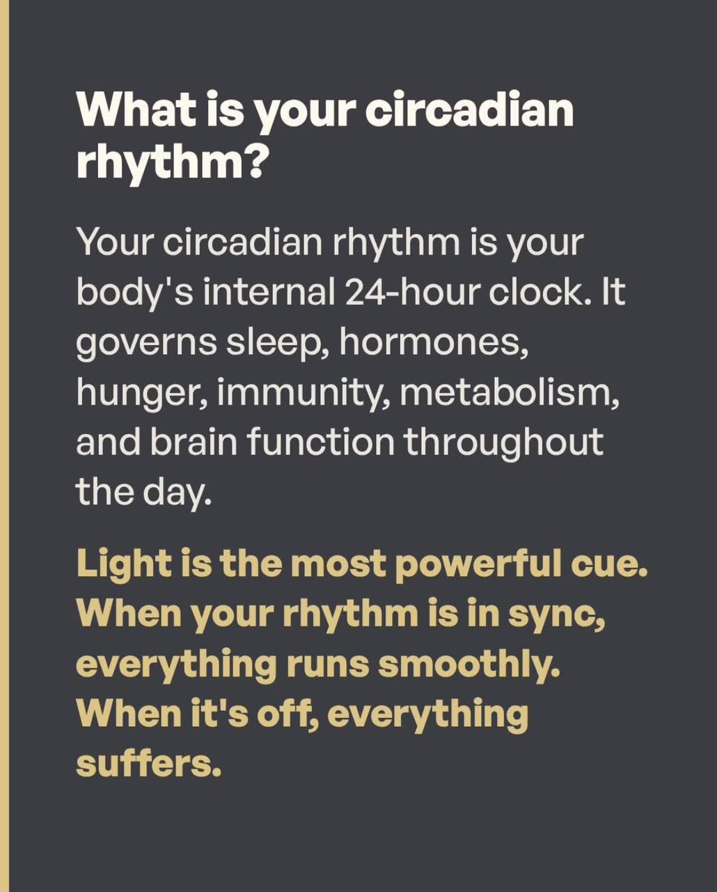 Sleep meds manage symptoms. This resets the clock.