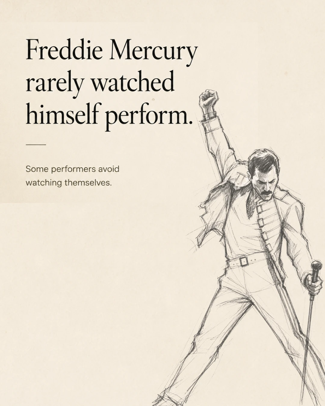 What Freddie Mercury rarely watched