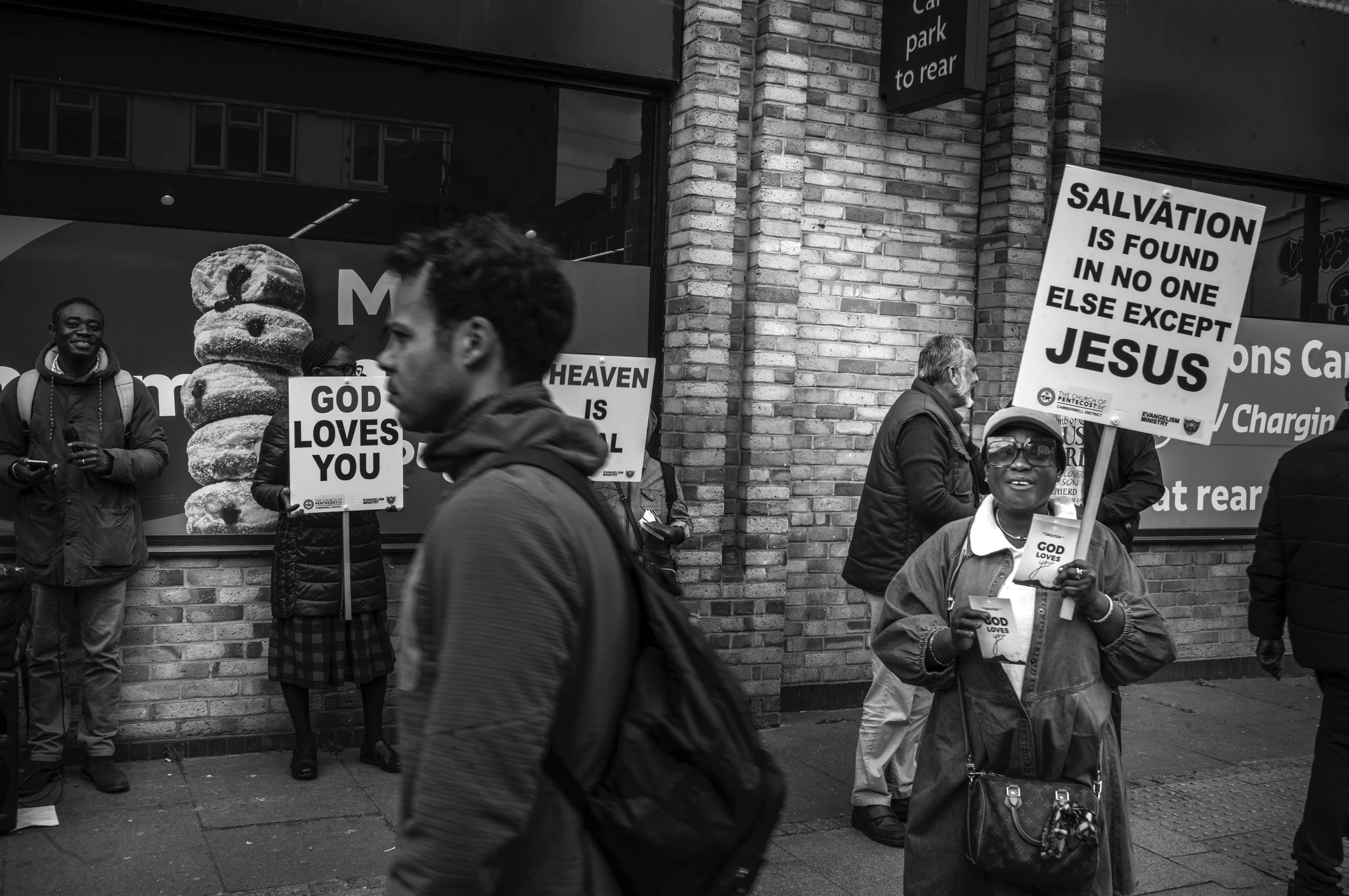 The man on the cross