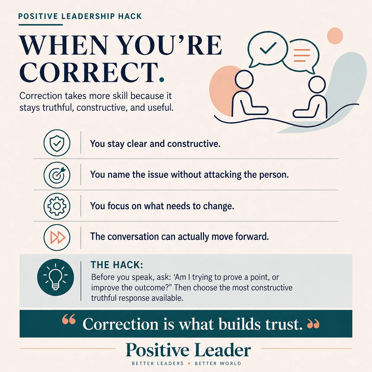 Offering Feedback Rightly