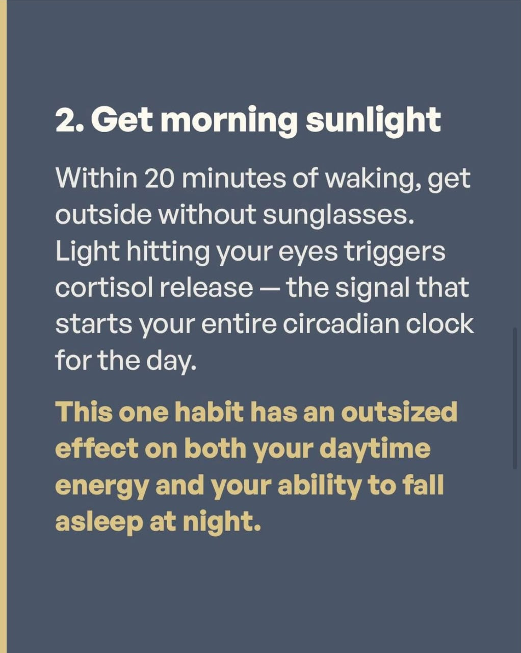Sleep meds manage symptoms. This resets the clock.