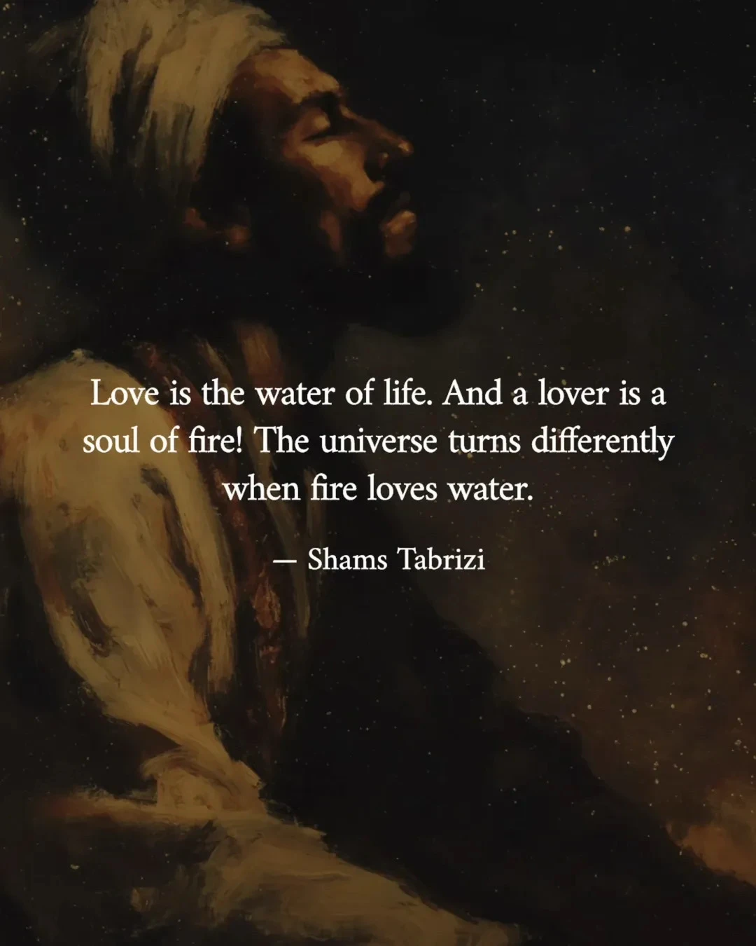 When fire loves water
