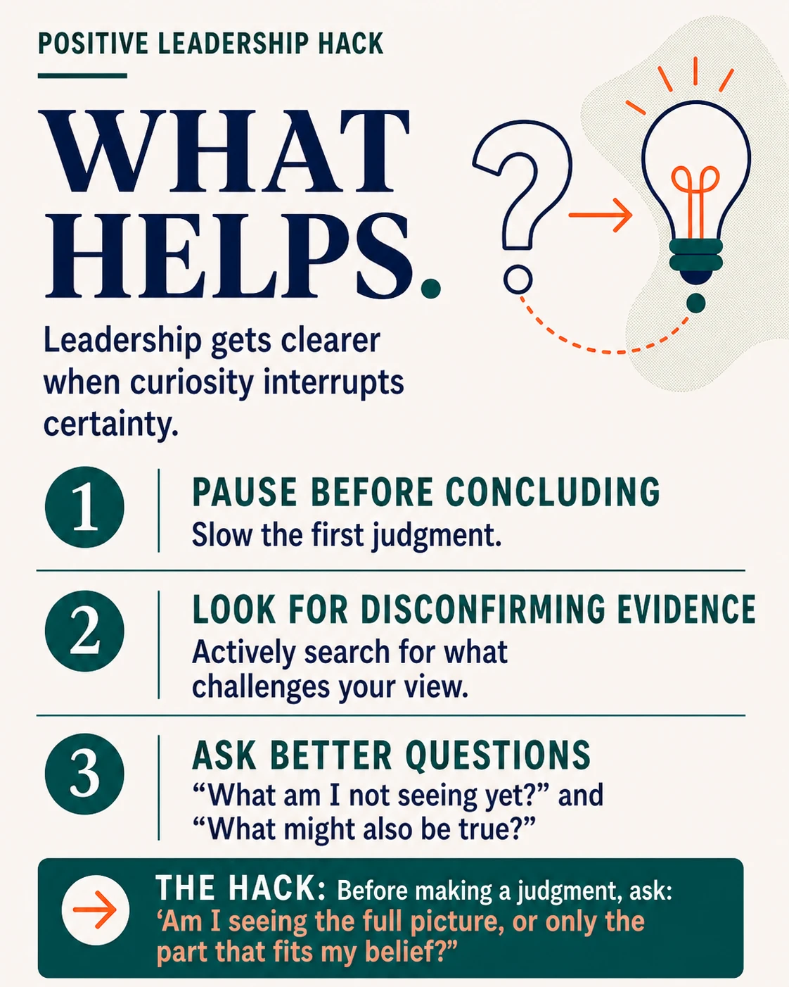 Confirmation Bias' Role in Reducing to the Known