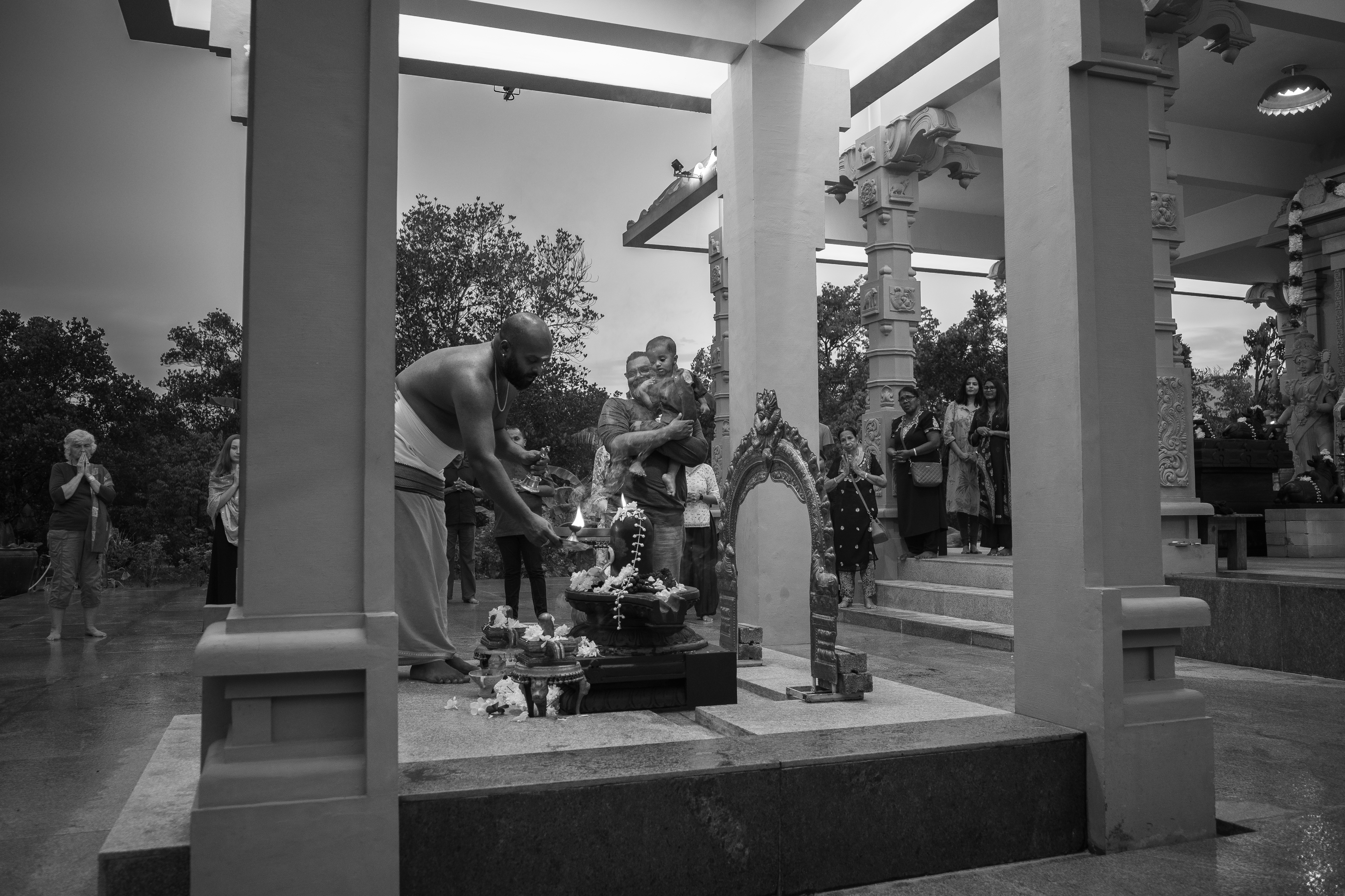 Moments at the temple this weekend