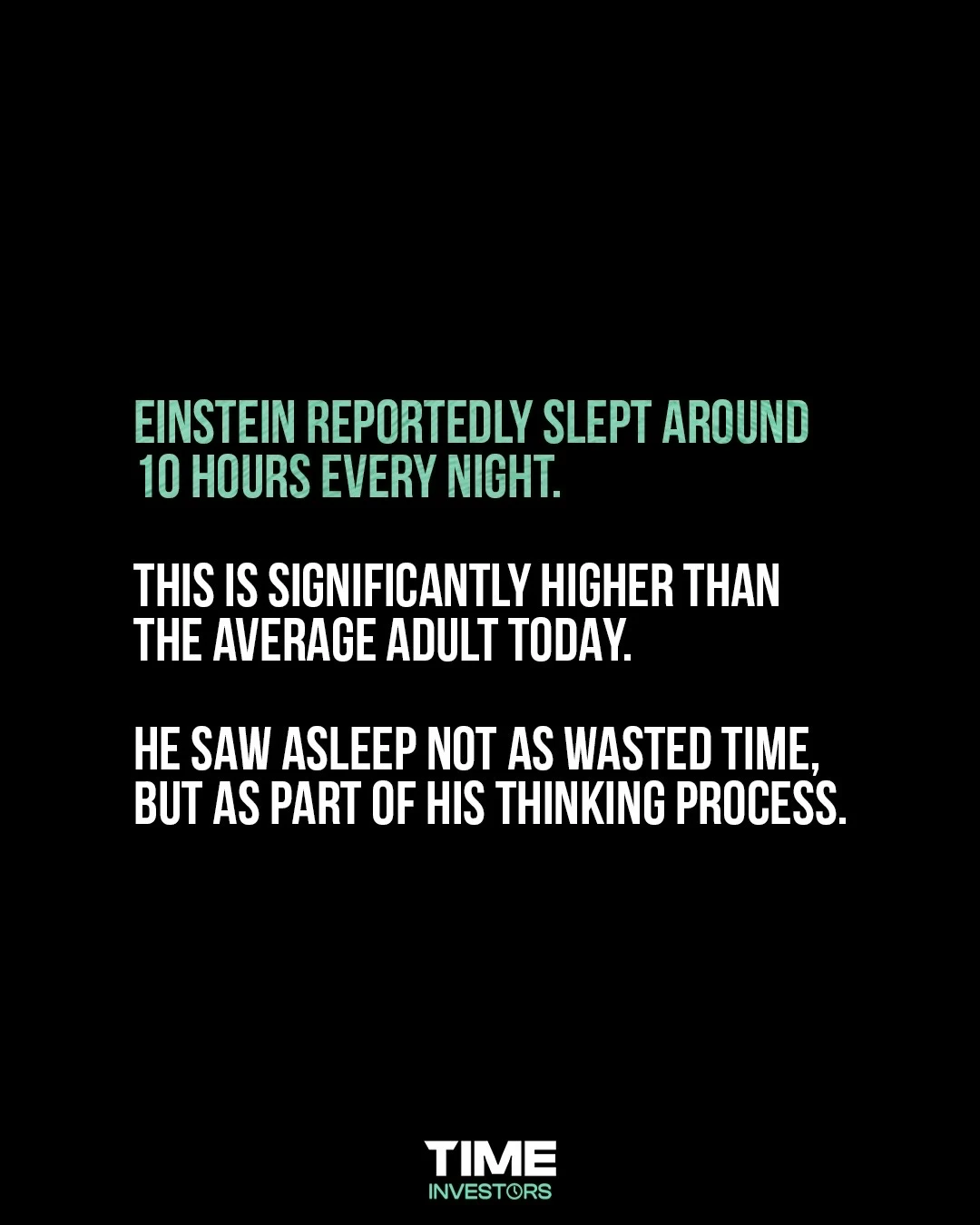 Sleep is the key for intelligence