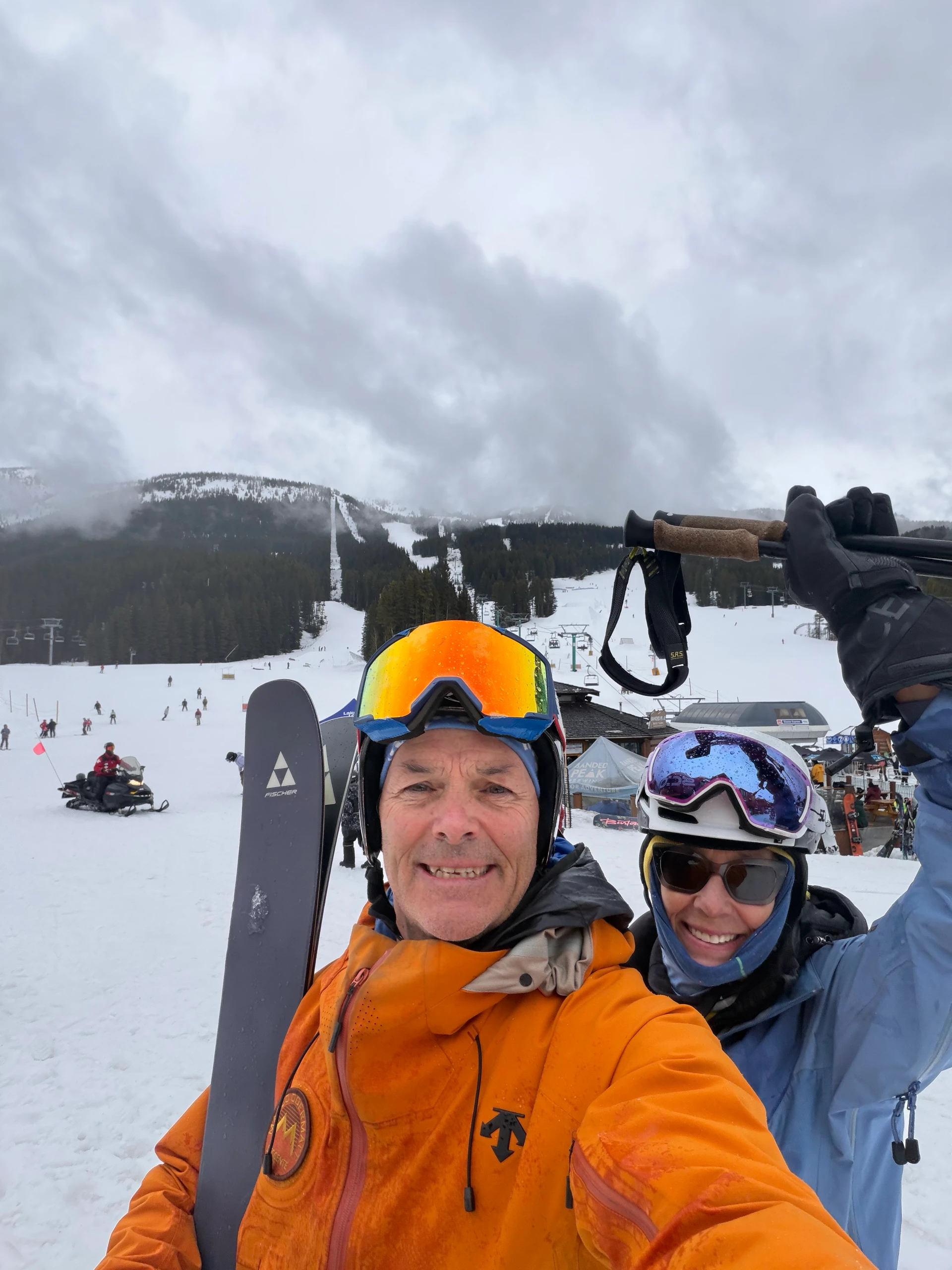 Skiing at Lake Louise last Thursday