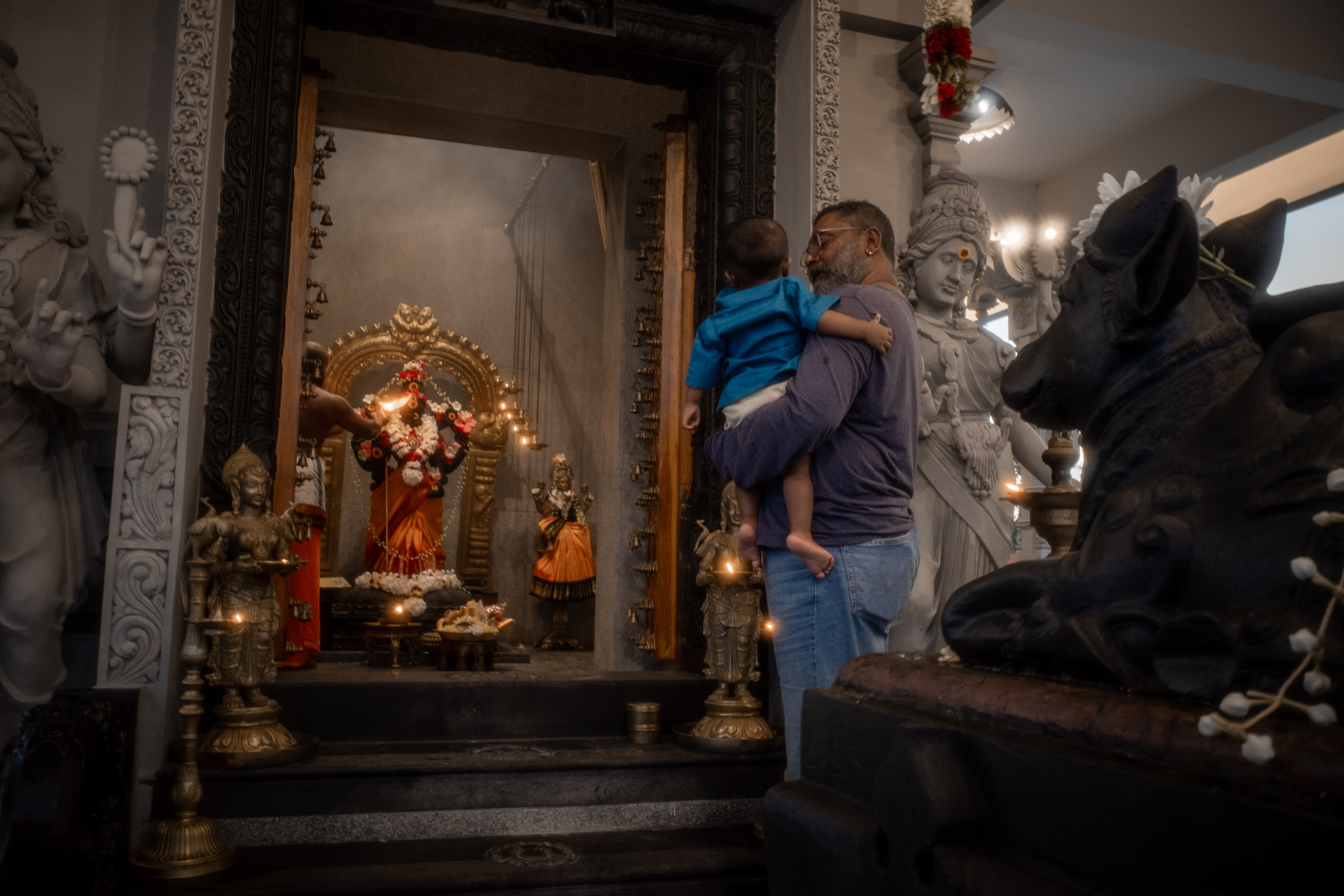 Moments at the temple this weekend