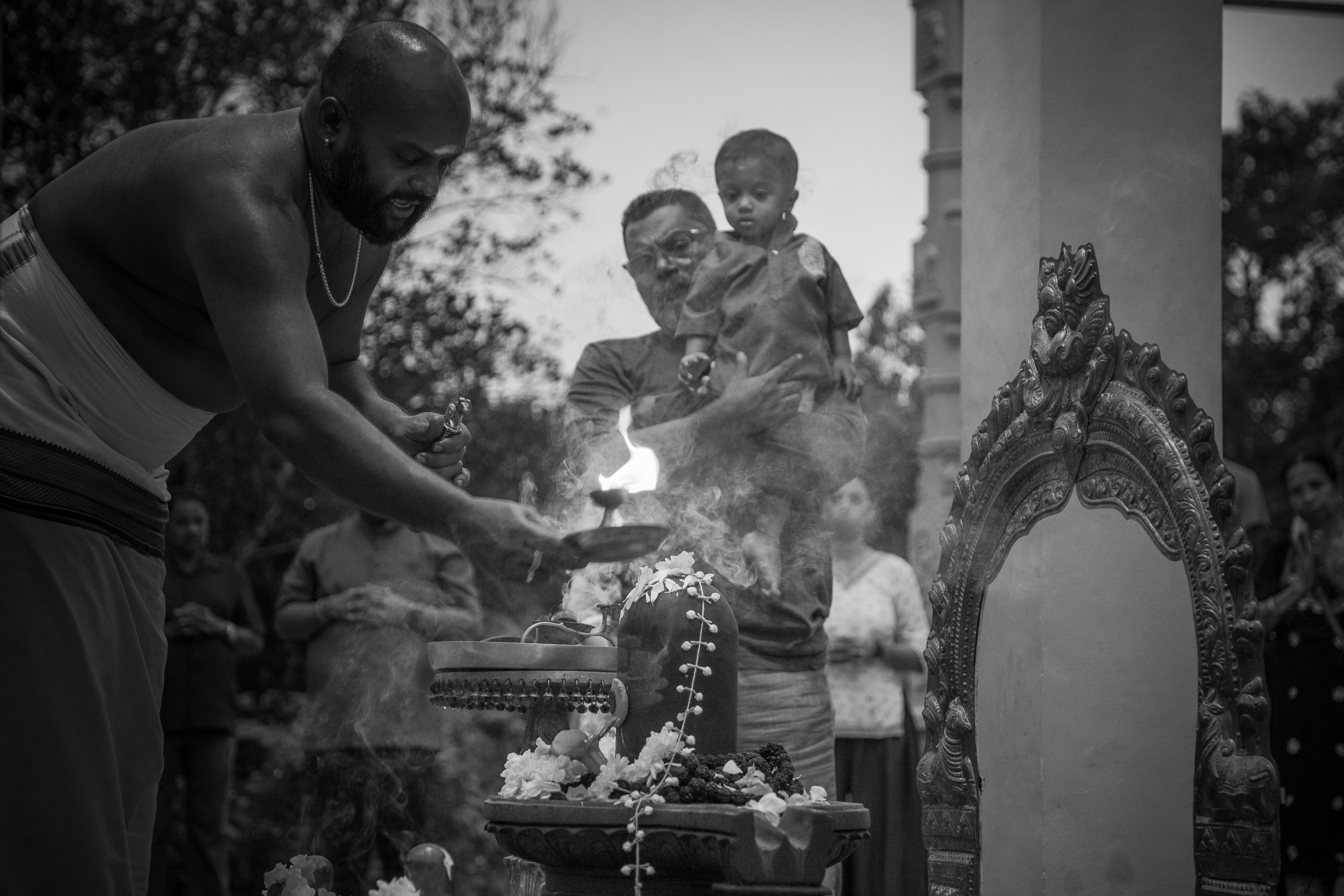 Moments at the temple this weekend