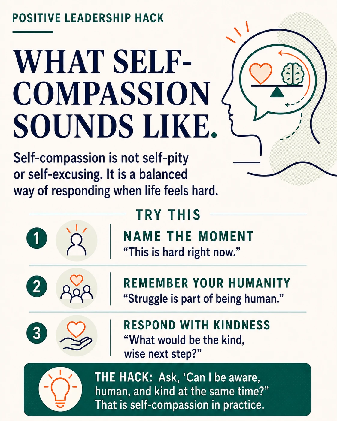 Three Aspects of Self Compassion