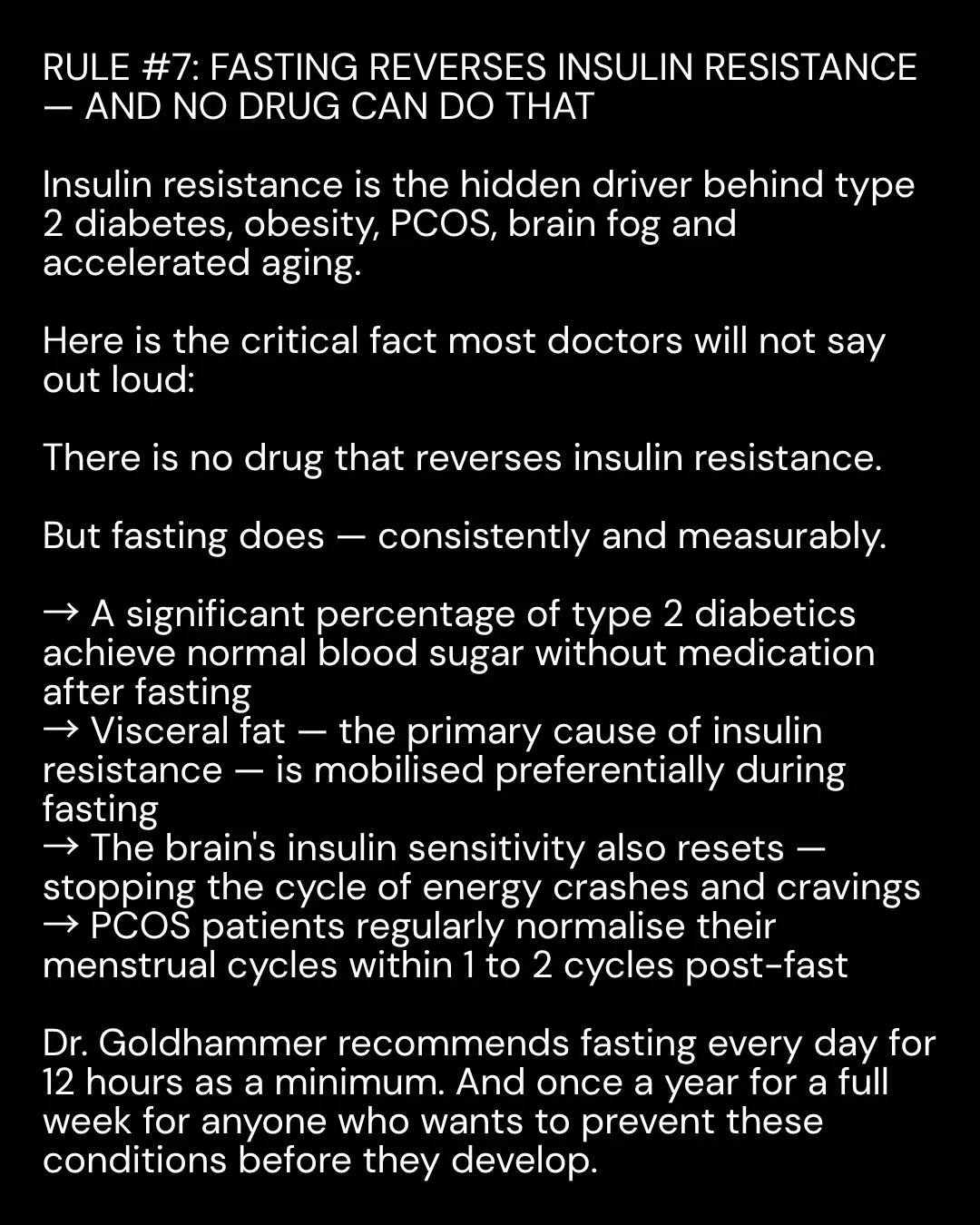 Dr. Alan Goldhammer  spent 40 Years fasting thousands of patients - here are his 7 Rules.
