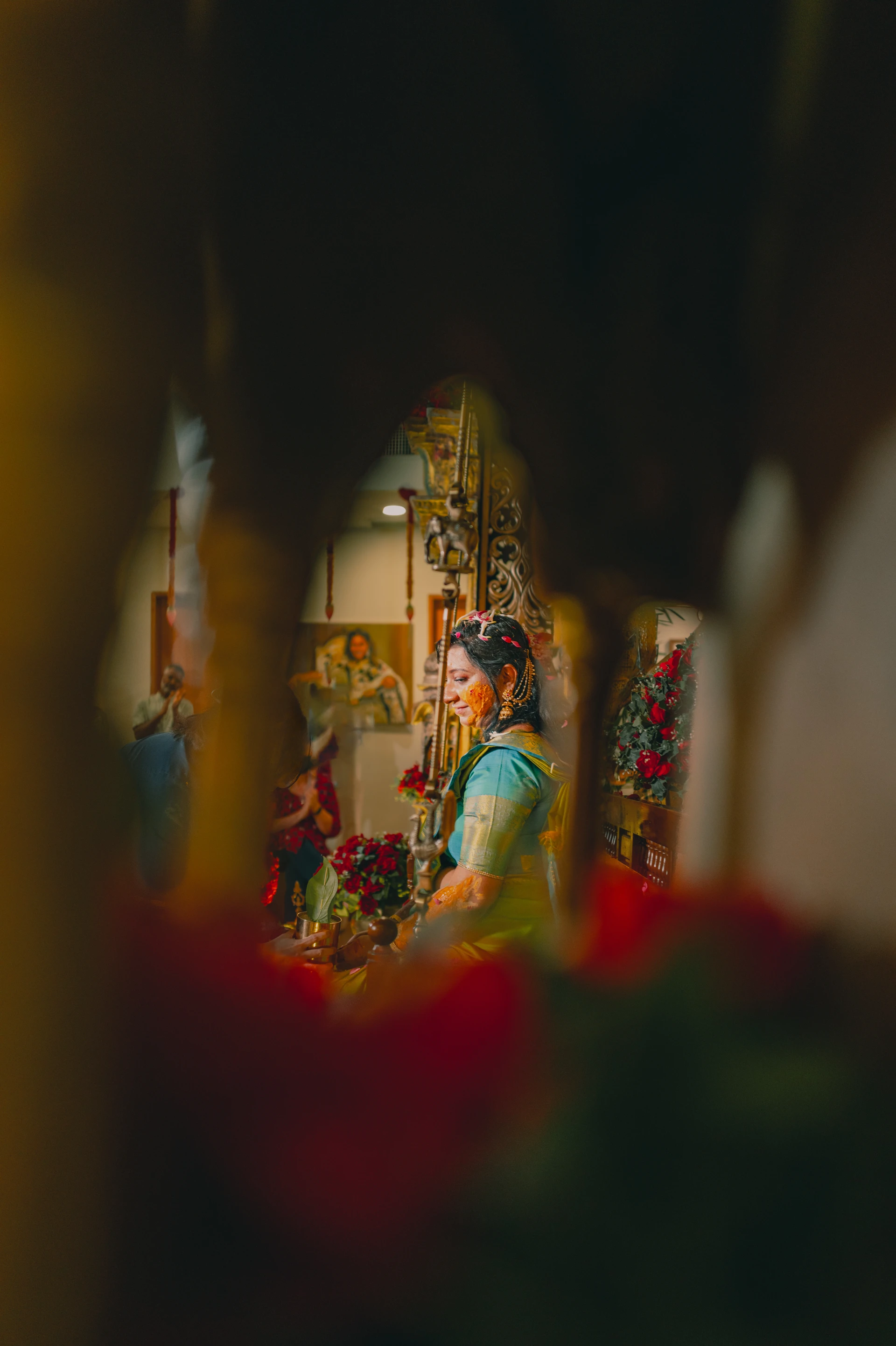 The Bride and Roses
