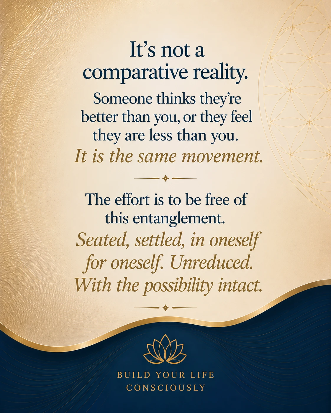 A reality beyond the mind