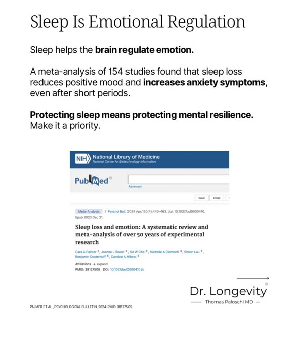 Sleep is medicine.