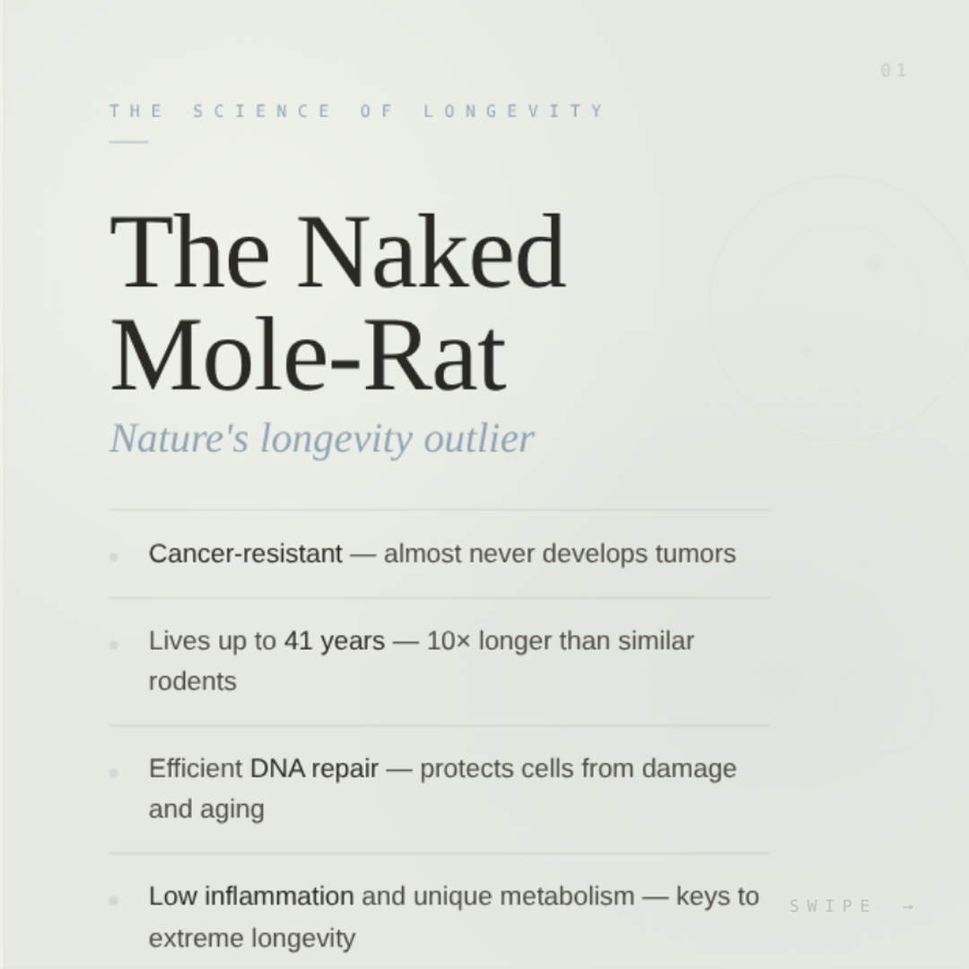 The molecule your body is losing.