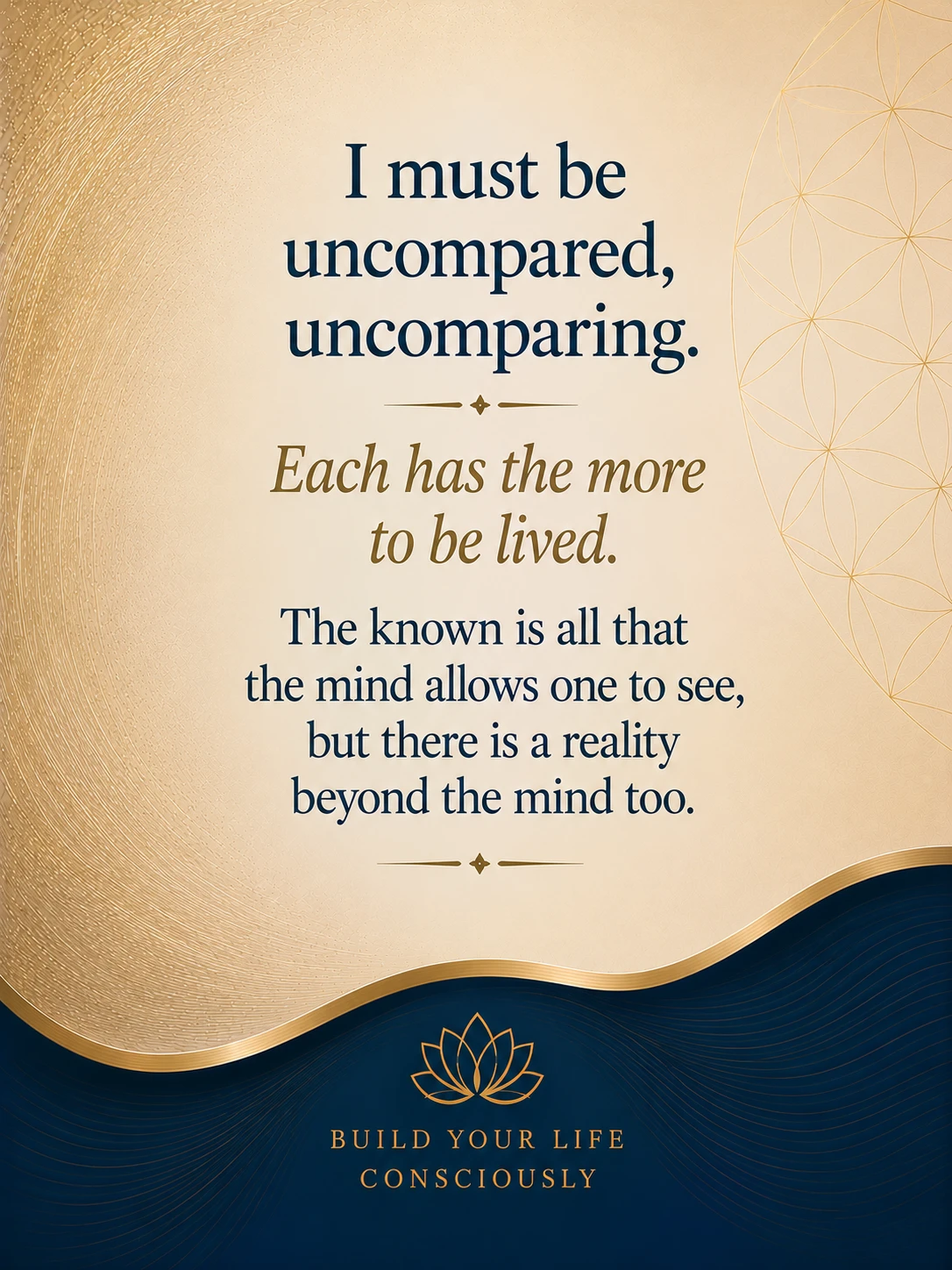 A reality beyond the mind