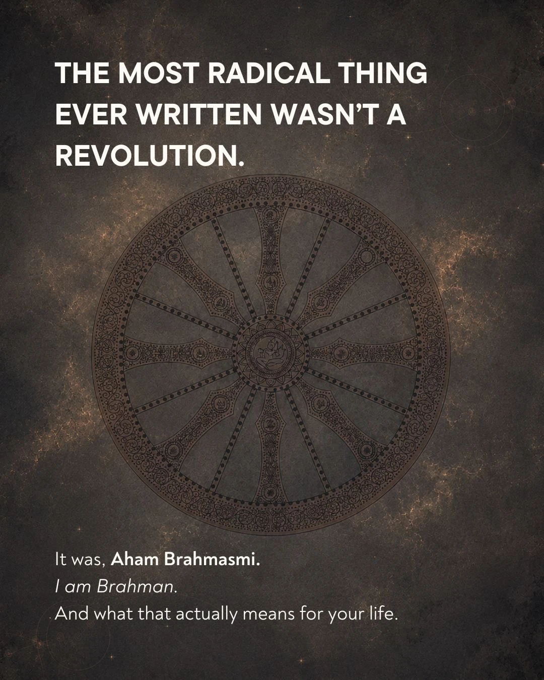 Aham Brahmasmi
