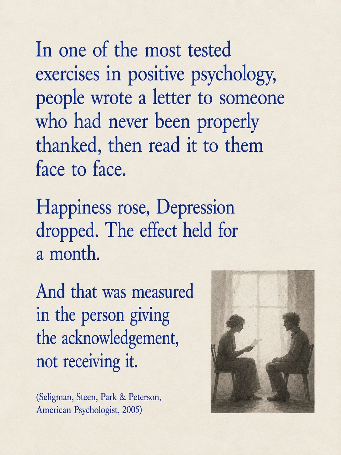 The Power of Acknowledgment