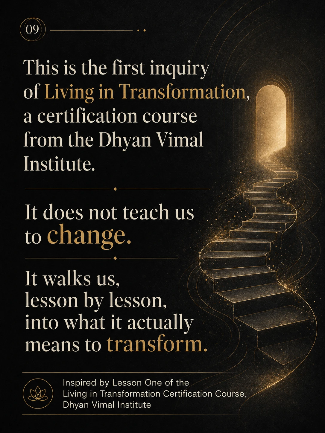 Are we transforming, or just rearranging the same self?