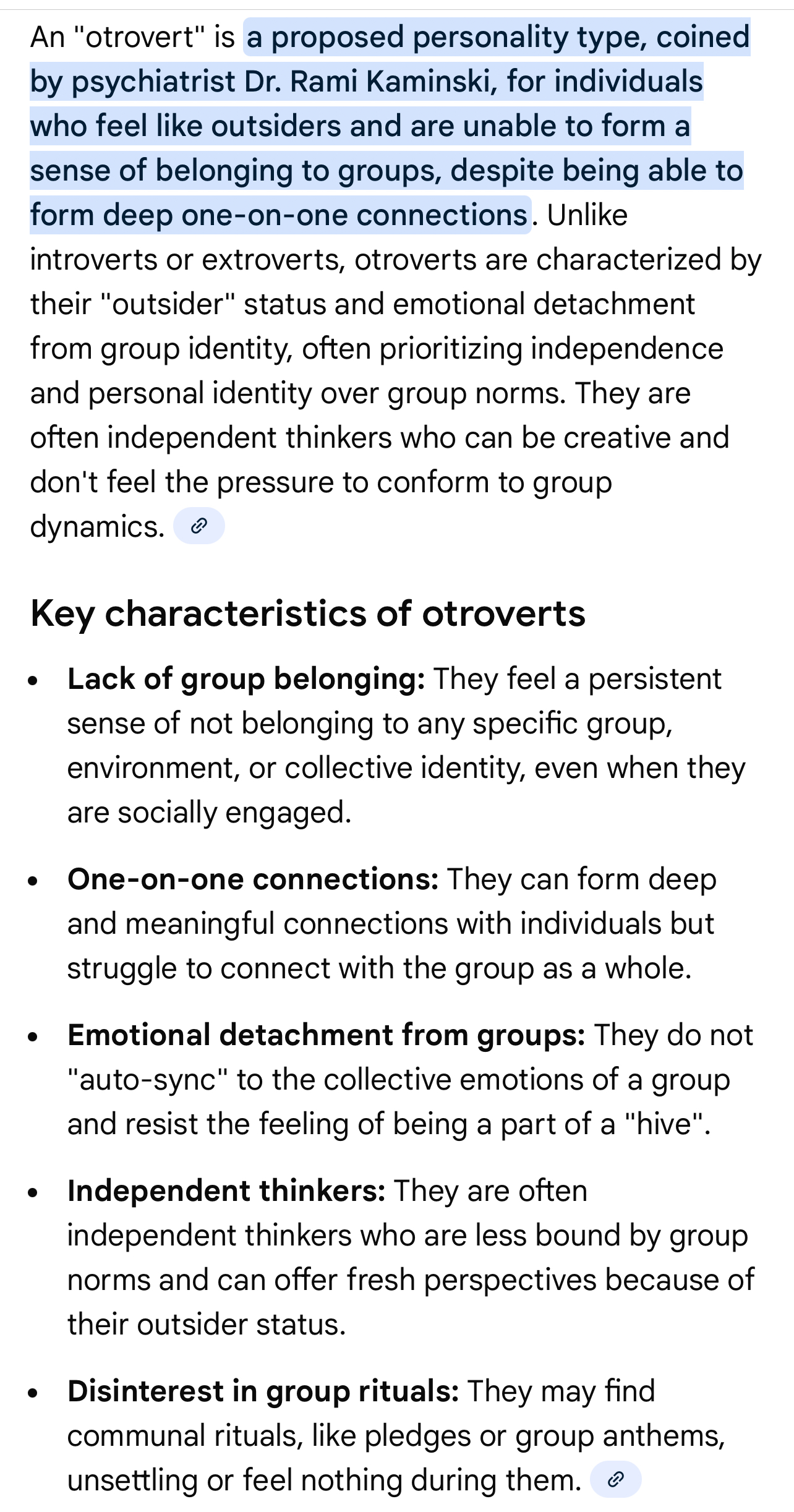A new concept about personality type — Otrovert