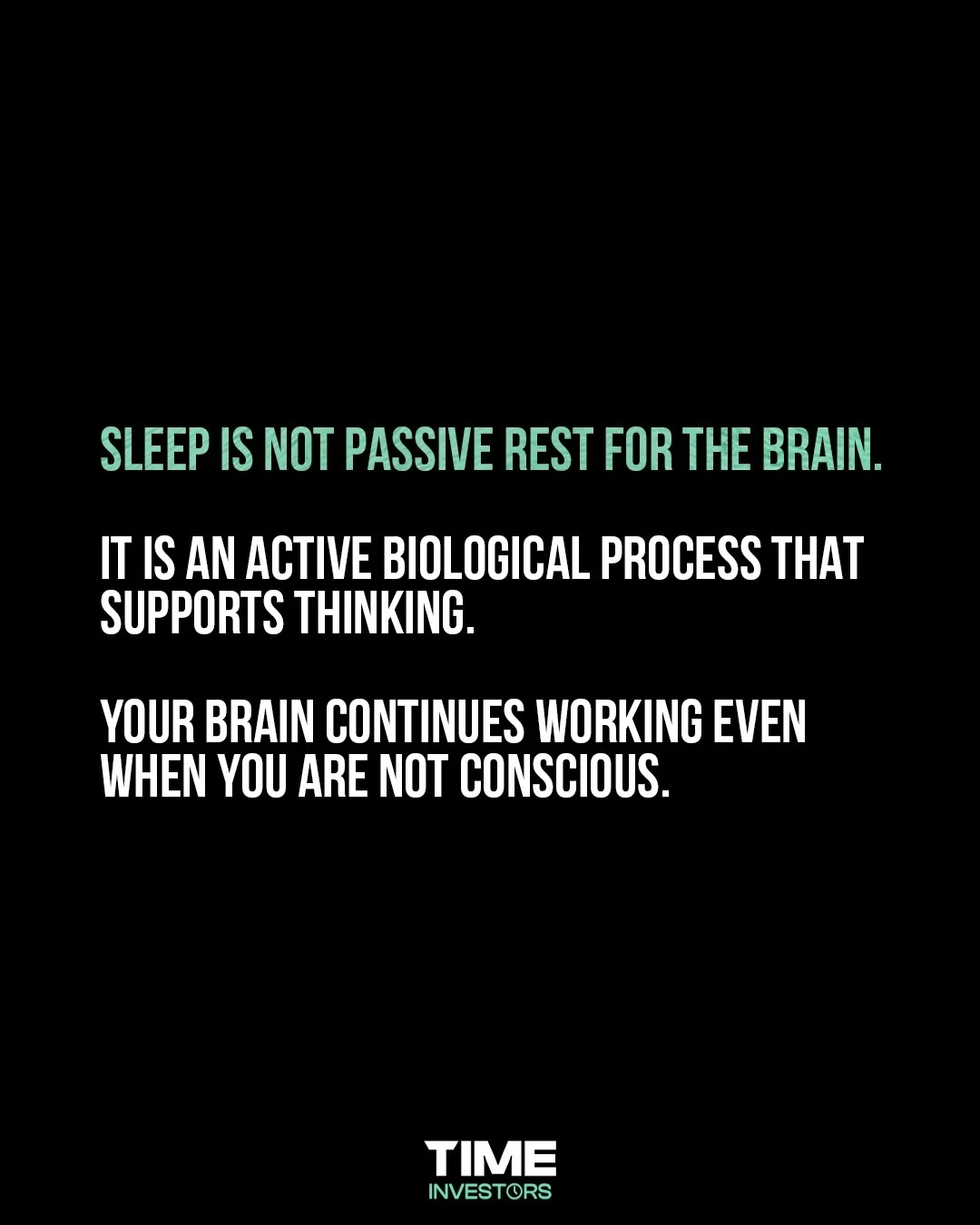 Sleep is the key for intelligence