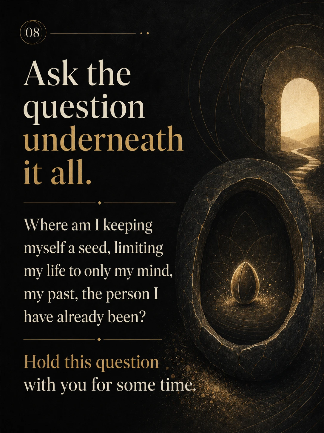 Are we transforming, or just rearranging the same self?