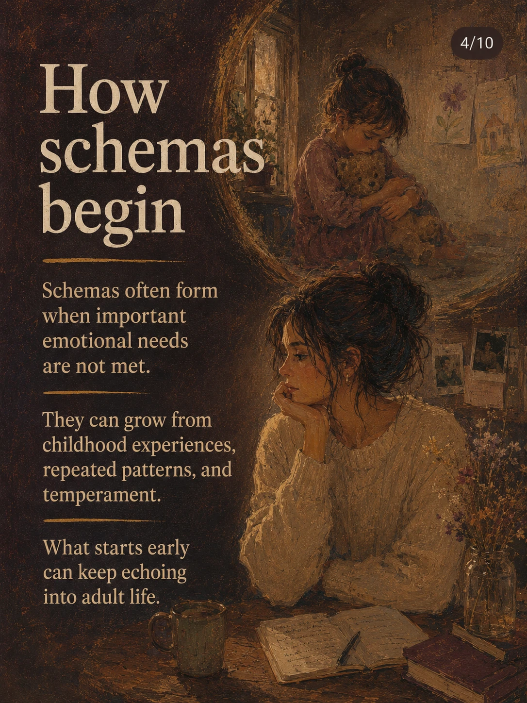 Schema formation, from unmet needs