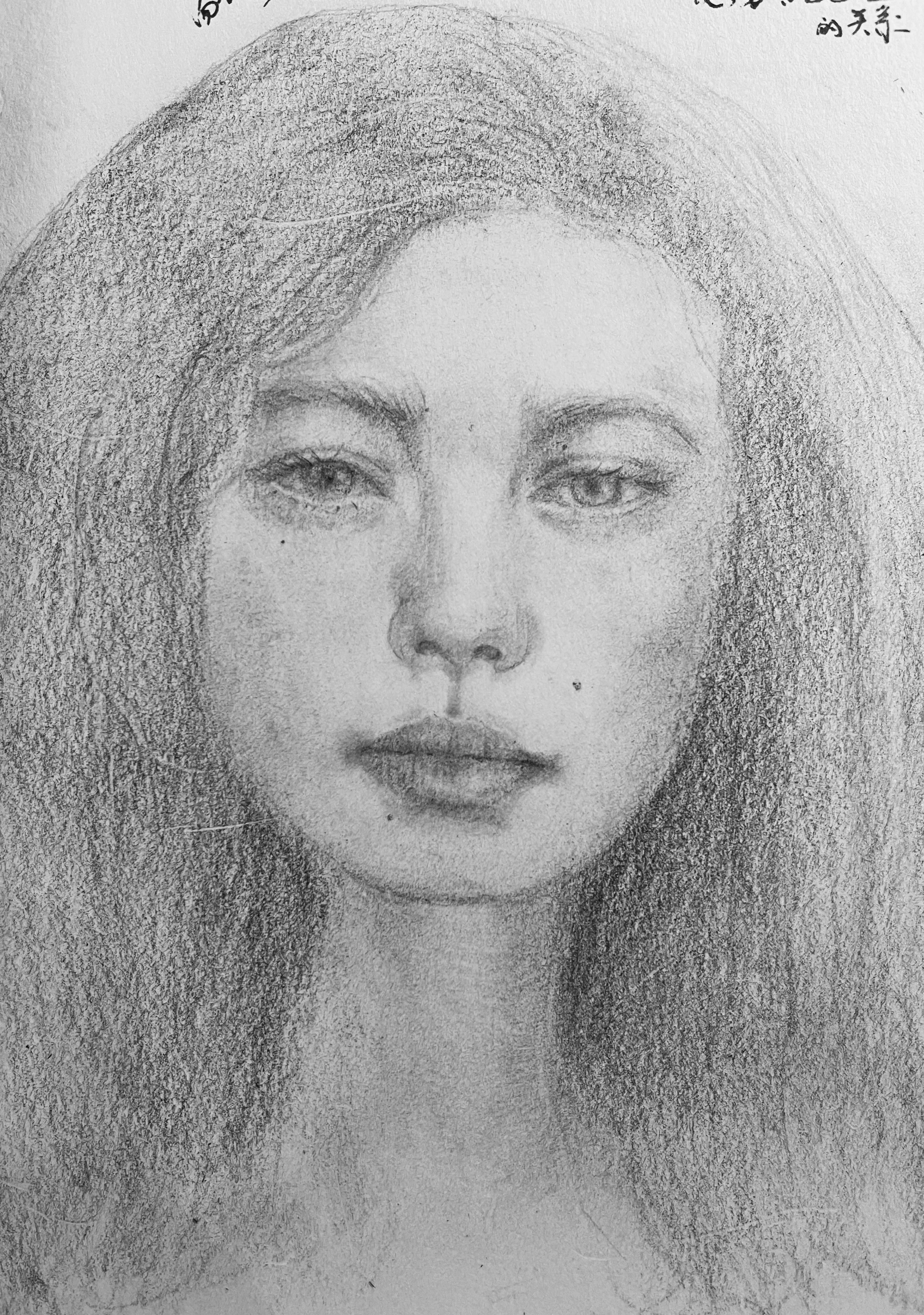 Portrait drawing practice