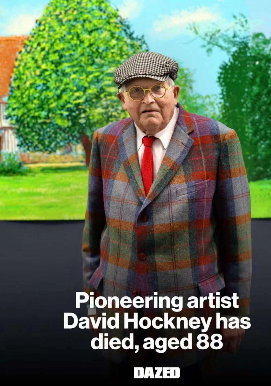 He said: "The source of art is love. I love life"