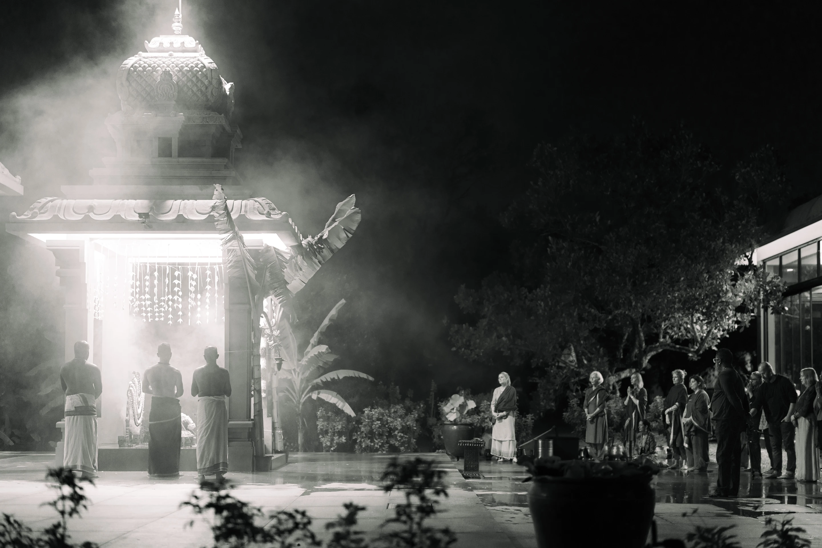 A moment at temple