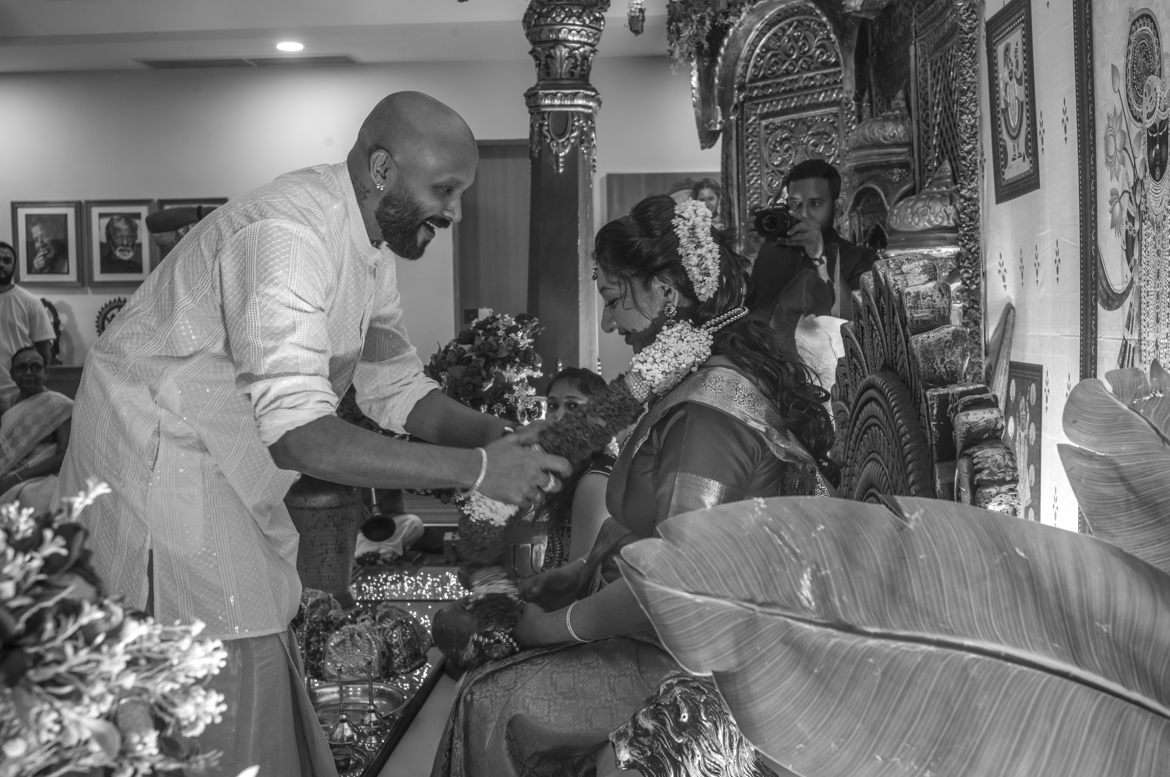 anba's and visu's baby shower indian style