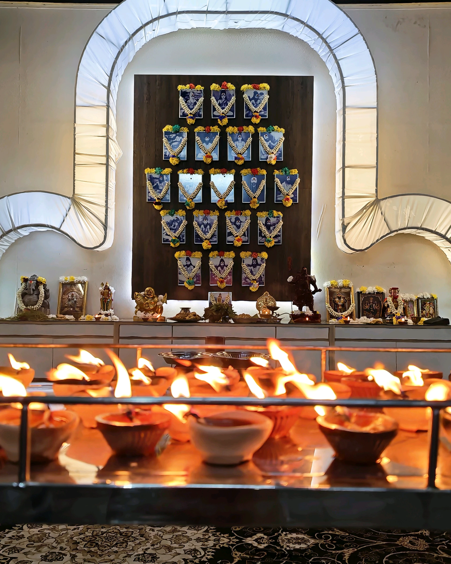 After the pooja celebration