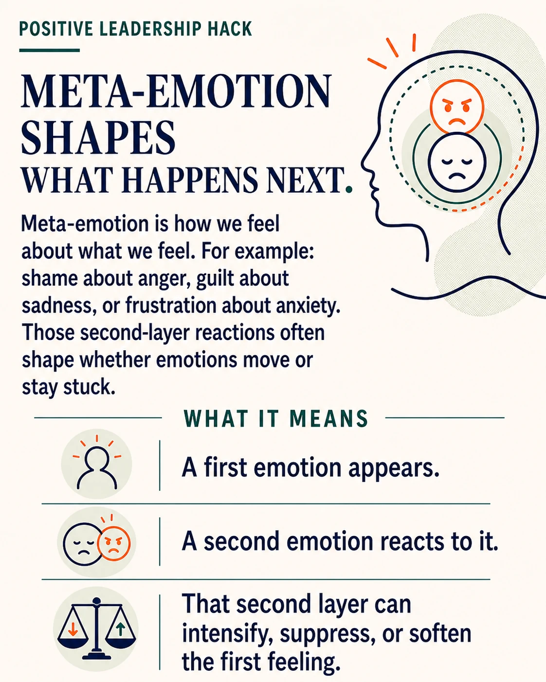 Meta-Emotion, Awareness of our Emotions