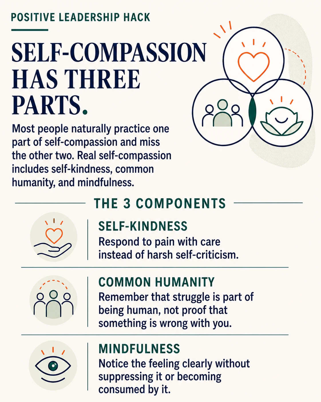 Three Aspects of Self Compassion