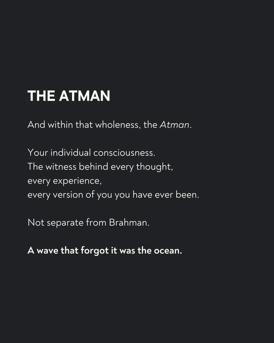 Aham Brahmasmi