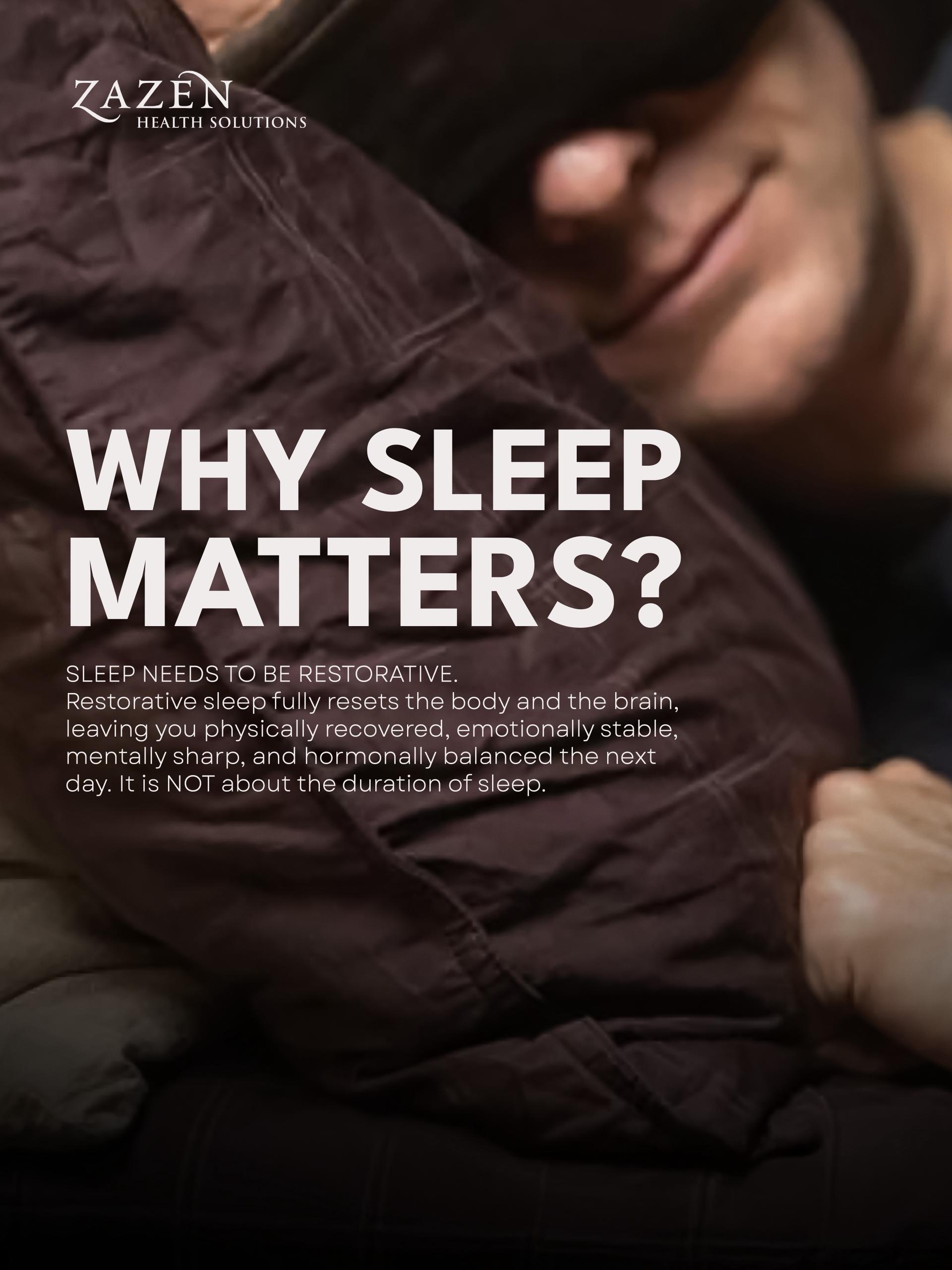 How Sleep Actually Works.