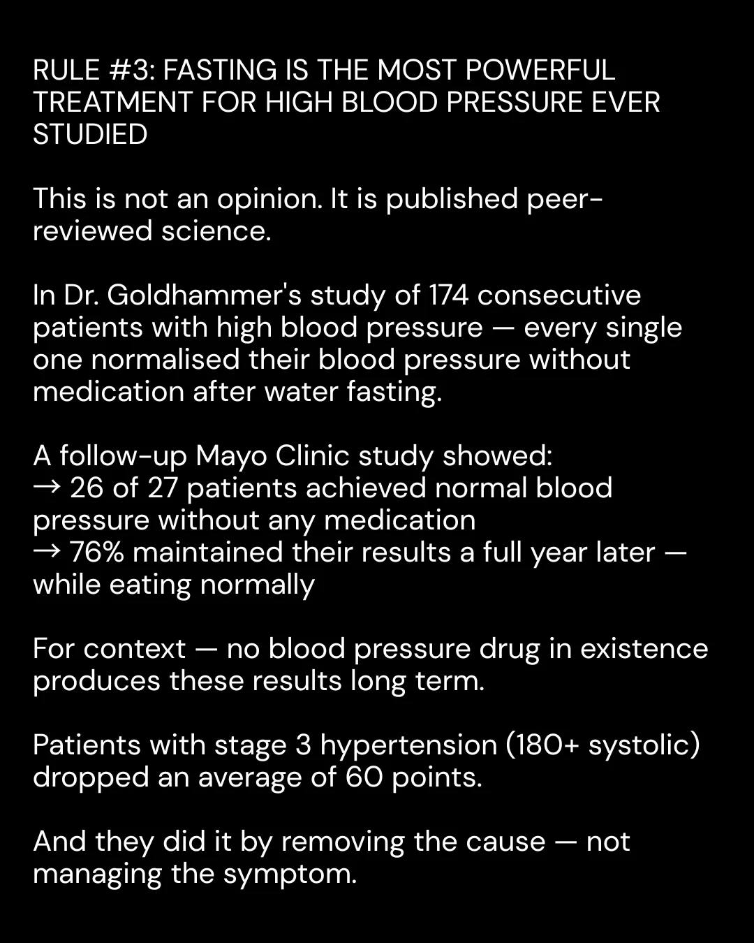 Dr. Alan Goldhammer  spent 40 Years fasting thousands of patients - here are his 7 Rules.