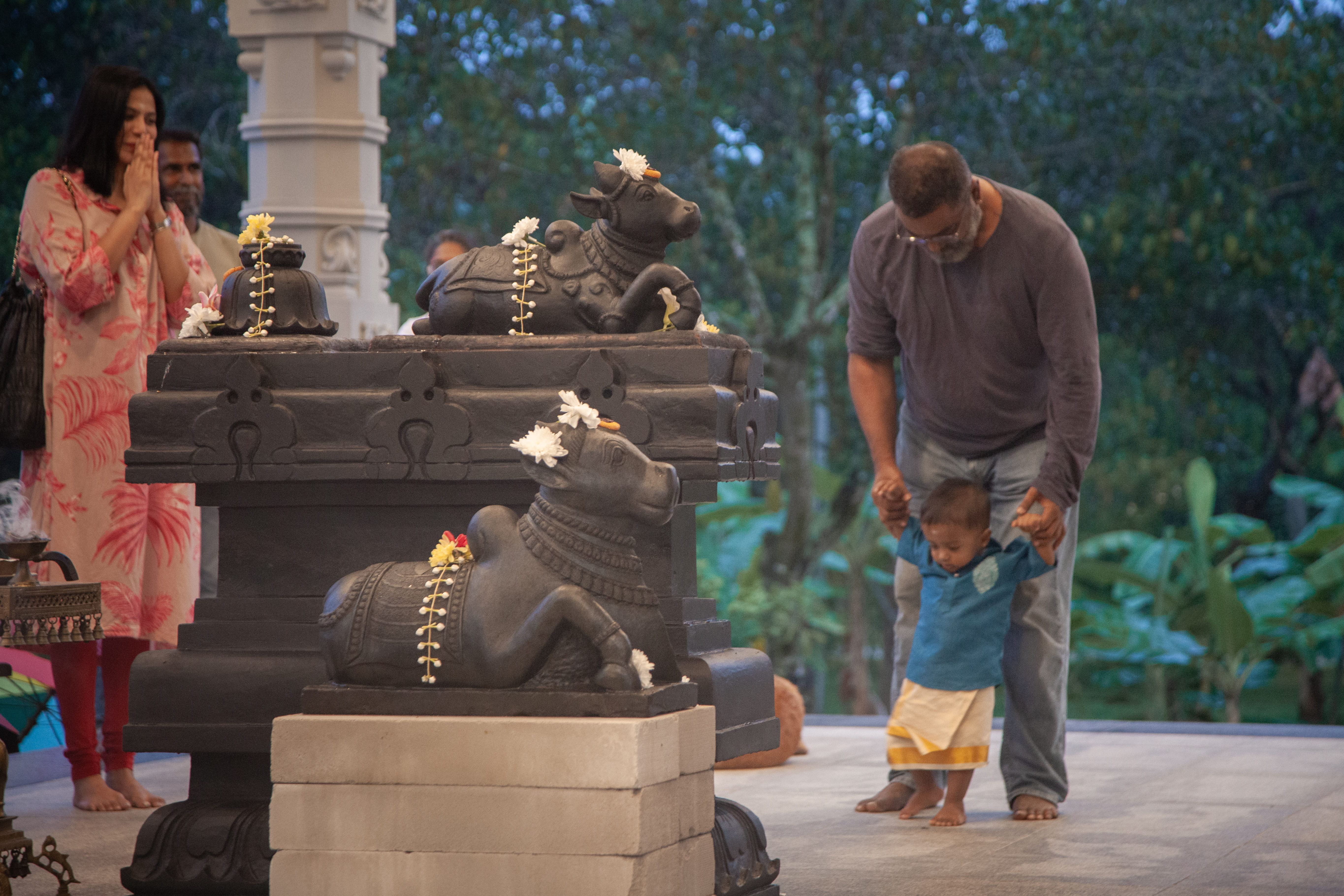 Moments at the temple this weekend