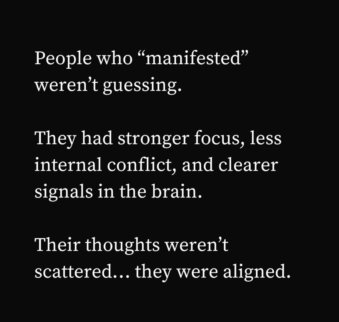 The brain and manifestation