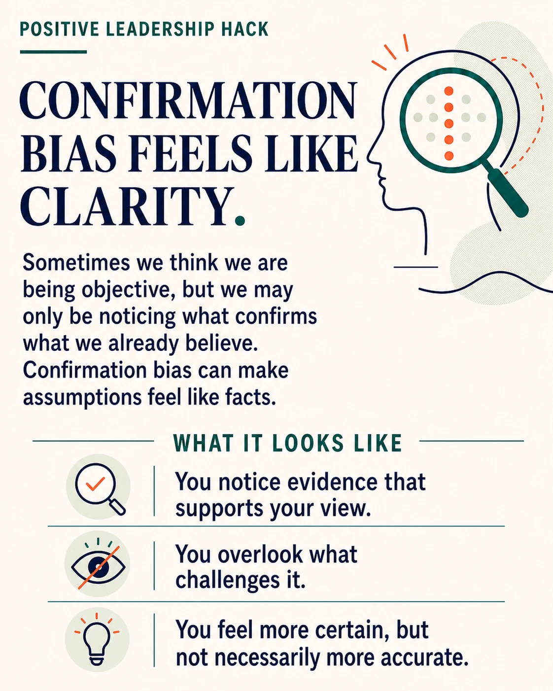 Confirmation Bias' Role in Reducing to the Known