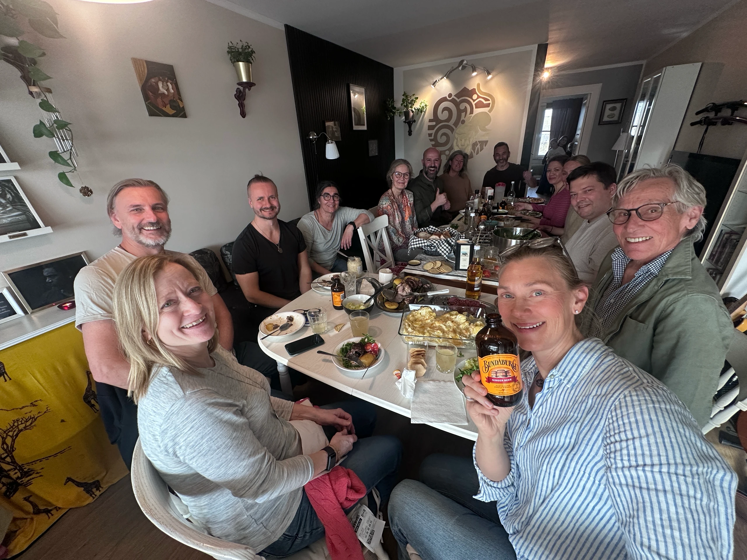 Celebrating Master Enlightenment day at Janko house