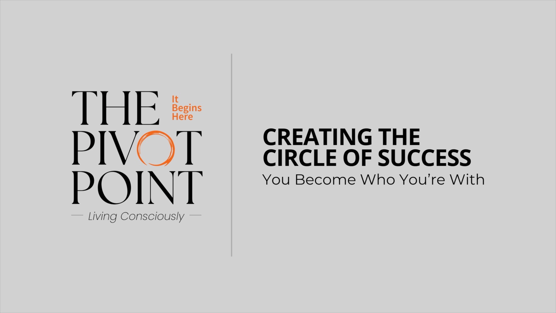 Creating the Circle of Success
