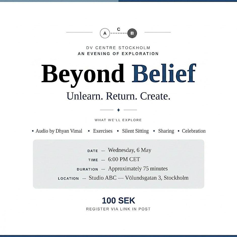 Beyond Belief - An evening of exploration